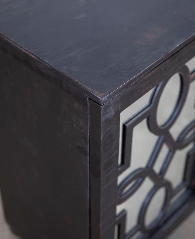 Vintage Furniture Clover Black Side Table-2