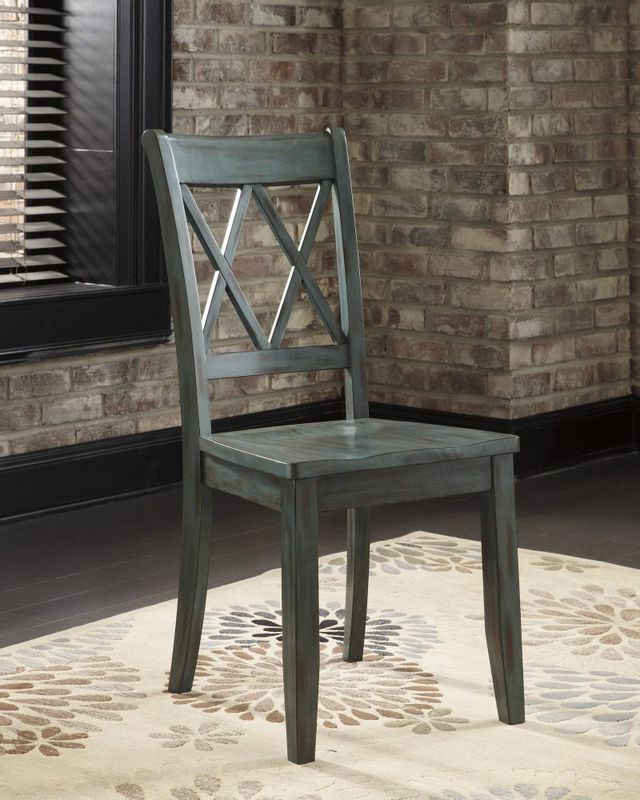 Signature Design by Ashley® Mestler Blue/Green Dining Room Side Chair 1