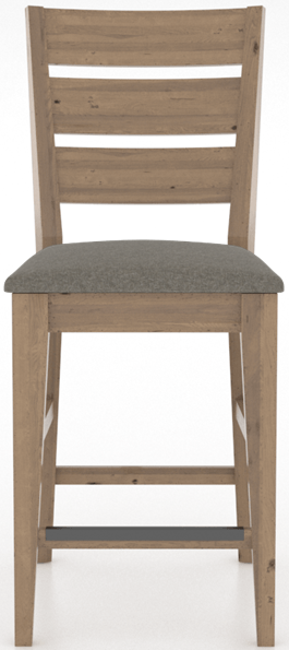 Canadel East Side Pecan Washed Finished Wood Stool