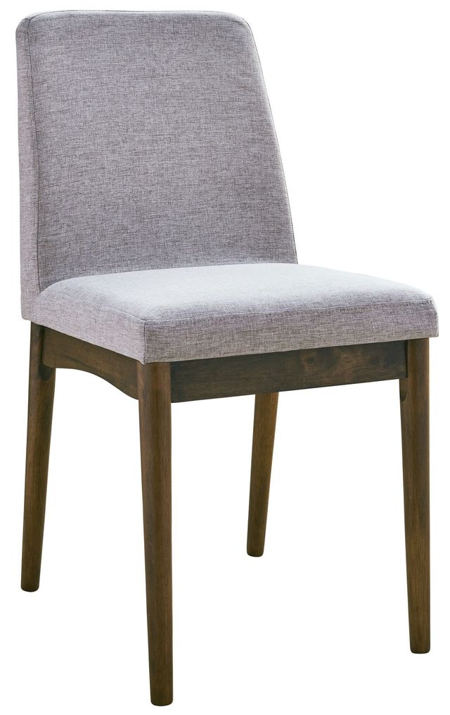 Elements International Ginger 2-Piece Light Gray Side Chair | Bob Mills ...