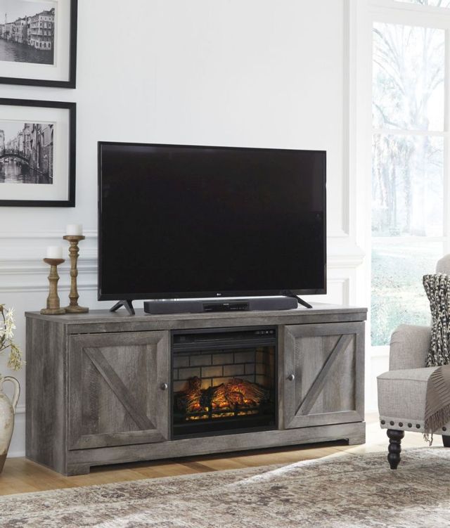 Signature Design by Ashley® Wynnlow Gray 63" TV Stand with Fireplace 1