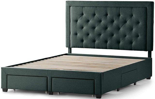 Malouf® Watson Charcoal Full Platform Bed Base 24