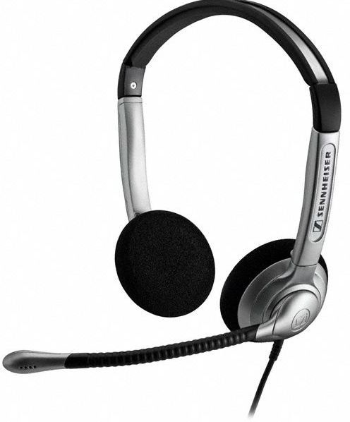 Sennheiser SH 350 Silver Wired Headset 0