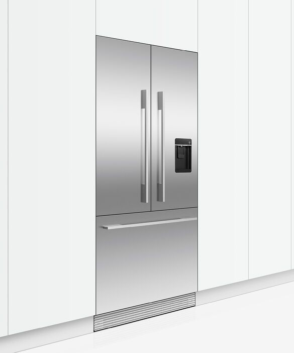 Réfrigérateur à portes françaises de 32 po Fisher Paykel® de 14,7 pi³ - Prêt pour le panneau 3