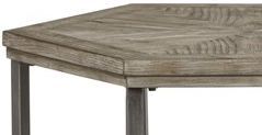 Progressive® Furniture Adison Cove Ash Blonde Bunching Cocktail Table with Dark Gray Gunmetal Frame-1