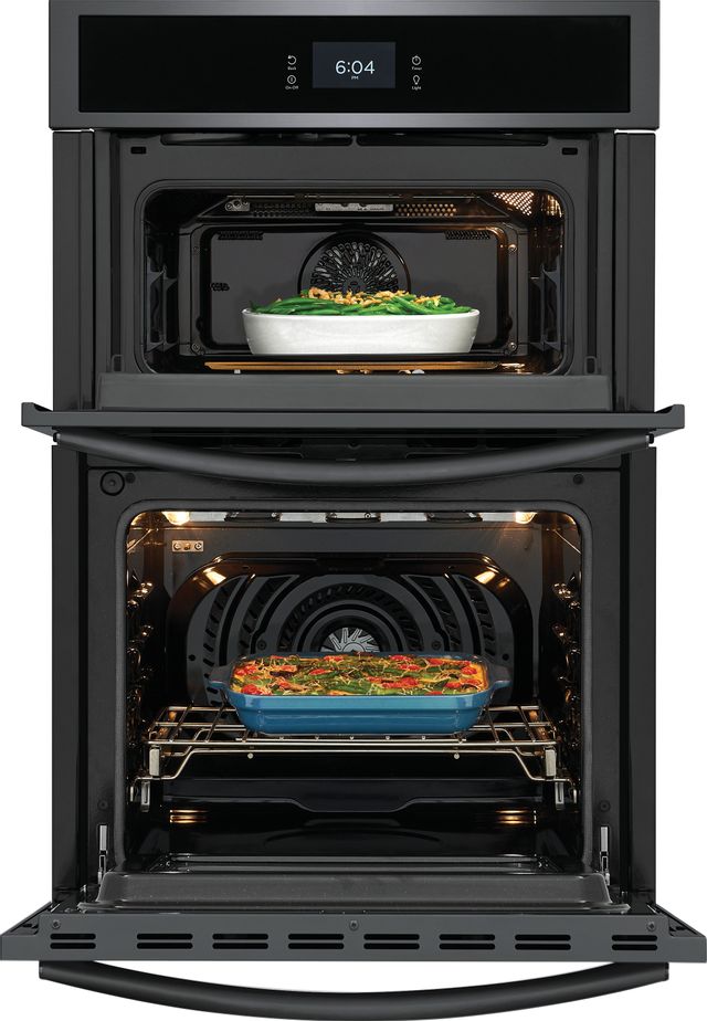 Frigidaire Gallery® 27" Smudge-Proof® Black Stainless Steel Oven/Micro Combo Electric Wall Oven  7