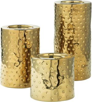 Signature Design by Ashley® Marisa 3-Piece Gold Candle Holders