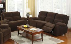 Furniture of America® Haven 2-Piece Dark Brown Sofa and Loveseat