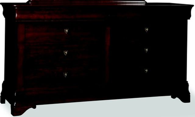 Durham Furniture Chateau Fontaine Candlelight Cherry Double Dresser