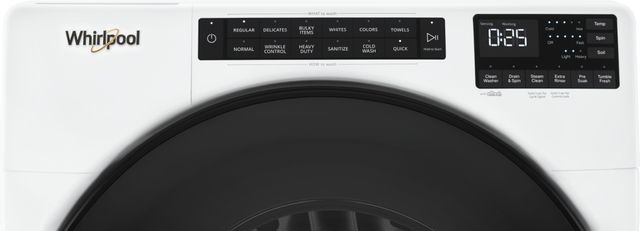 Whirlpool® 5.2 Cu. Ft. White Front Load Washer 5