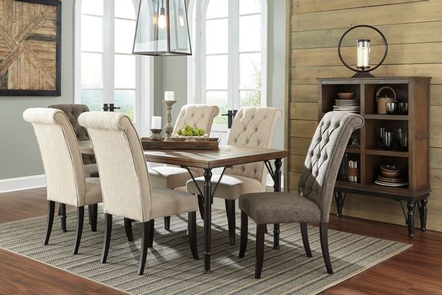 Signature Design by Ashley® Tripton 2-Piece Linen Dining Room Chair Set 2