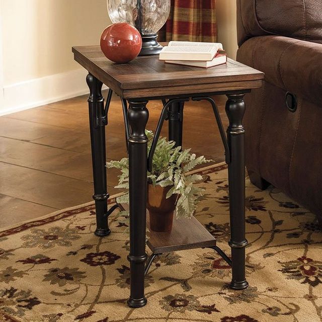 Signature Design by Ashley® Tripton Light Brown Chairside End Table 2