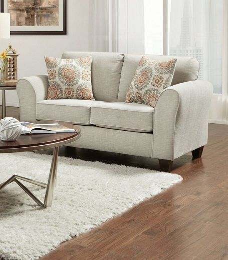 Affordable Furniture 5043 Bennington Taupe Loveseat-0