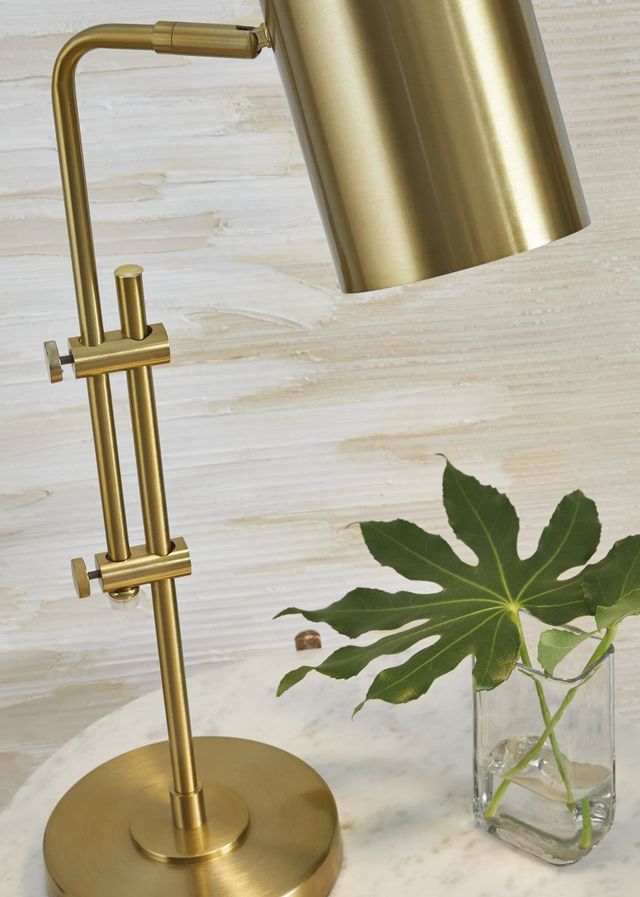 Signature Design by Ashley® Baronvale Brass Metal Desk Lamp-1