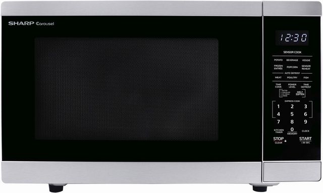 Sharp® Carousel® 1.4 Cu. Ft. Stainless Steel Countertop Microwave