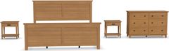 homestyles® Oak Park 4-Piece Brown King Panel Bedroom Set
