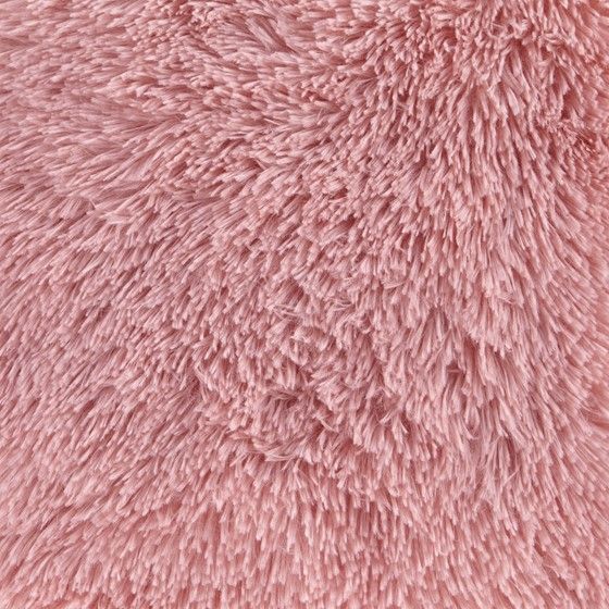 Olliix by CosmoLiving Cleo Blush Ombre Print Shaggy Fur Pillow-5