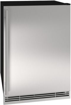 U-Line® 1 Class 24" Stainless Solid Beverage Center