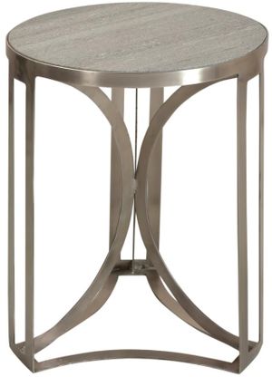 Crestview Collection Bengal Manor Antique Nickel/Grey Accent Table