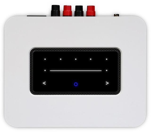 Bluesound White Matte Powernode Multi-Room Music Streaming Amplifier 0