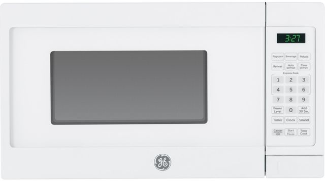 GE® 0.7 Cu. Ft. White Countertop Microwave-0
