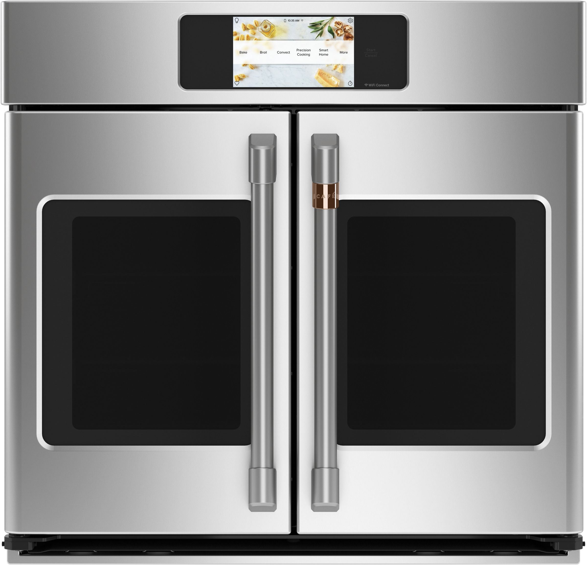 Café™ Professional Series 30" Stainless Steel Smart Built In Convection French Door Single Wall Oven