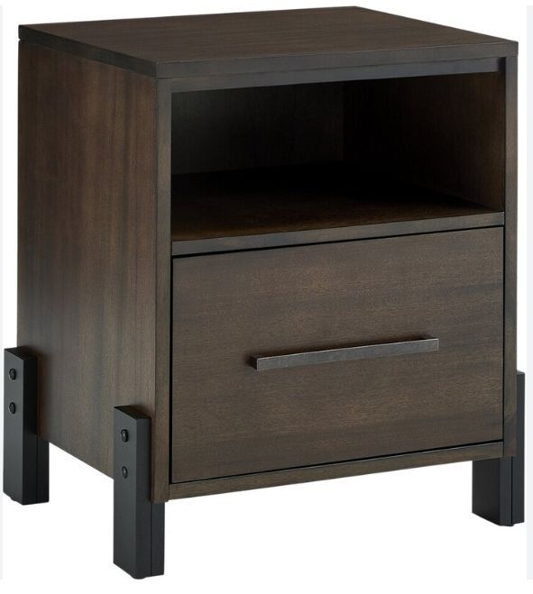 Progressive® Furniture Cessna Brown Nightstand With Drawer Bob Mills Furniture