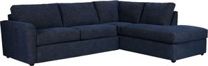 Kevin Charles Fine Upholstery Davis 2-Piece Pisces Federal Micro Right Bumper Sectional