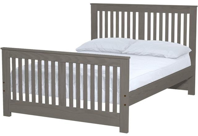 Crate Designs™ Graphite Full Youth Shaker Bed