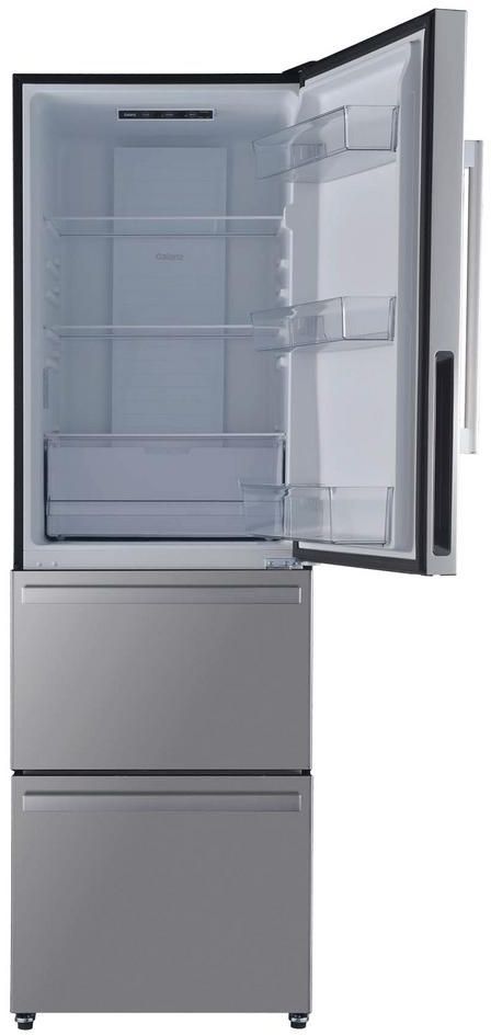 Galanz 12.4 Cu. Ft. Stainless Steel Look Bottom Freezer Refrigerator 1