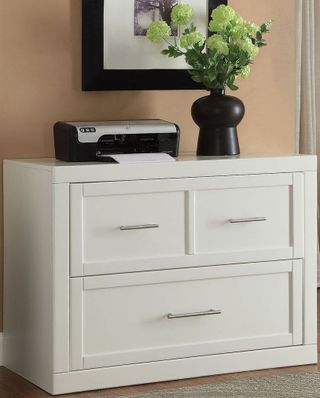 Parker House® Catalina 40" Cottage White Lateral File