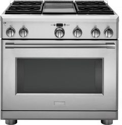 Monogram Statement Collection 35.88" Stainless Steel Pro Style Gas Range