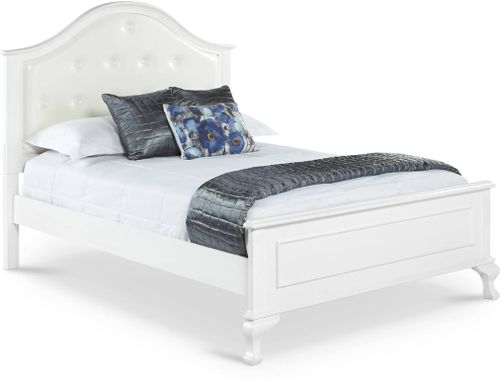Elements International Jesse White Youth Twin Bed
