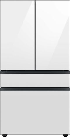 Samsung Bespoke 36 In. 22.8 Cu. Ft. White Glass French Door Refrigerator