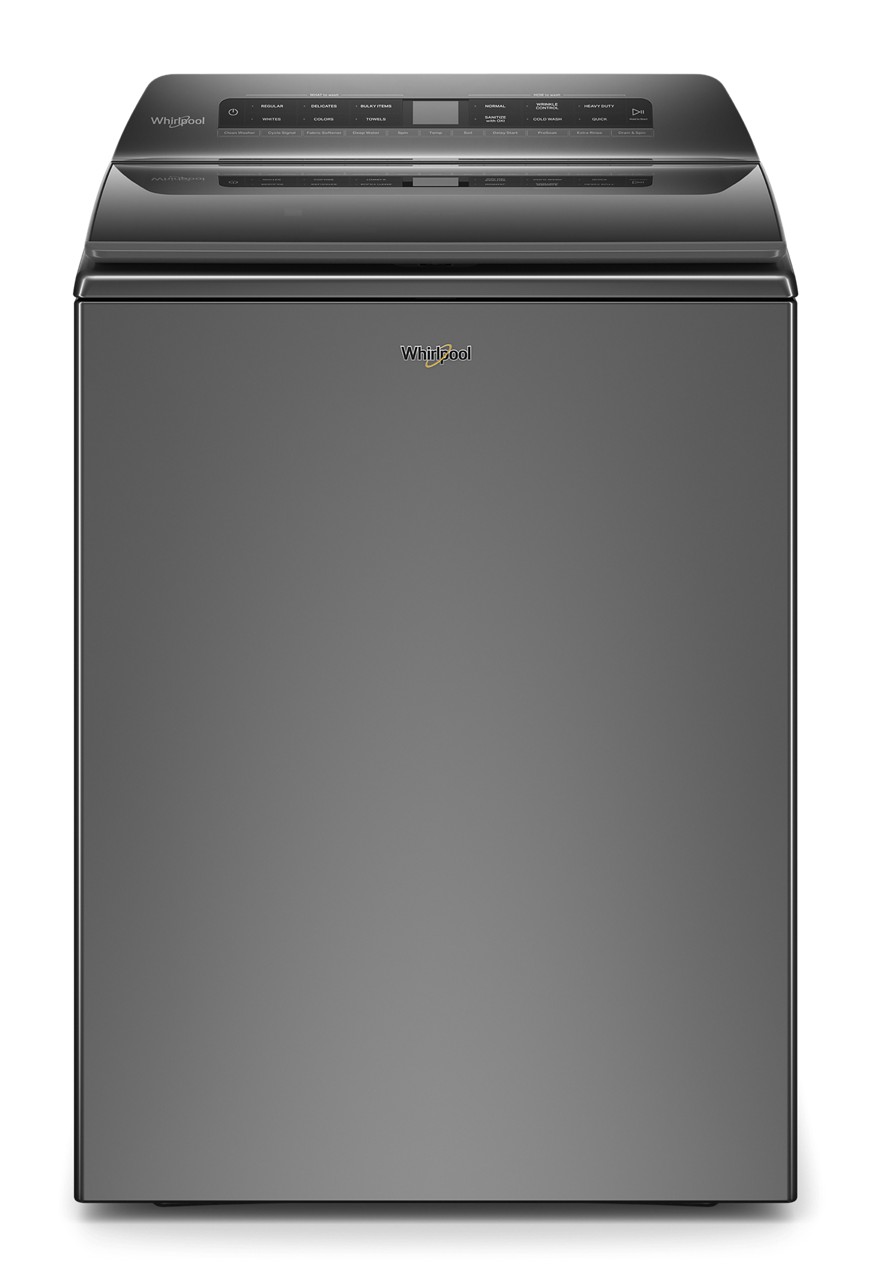 Whirlpool® 4.8 Cu. Ft. Chrome Shadow Top Load Washer