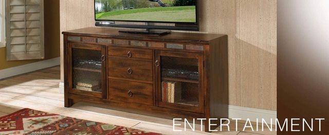 Sunny Designs™ Santa Fe Dark Chocolate 60” TV Console with Game Drawer-0