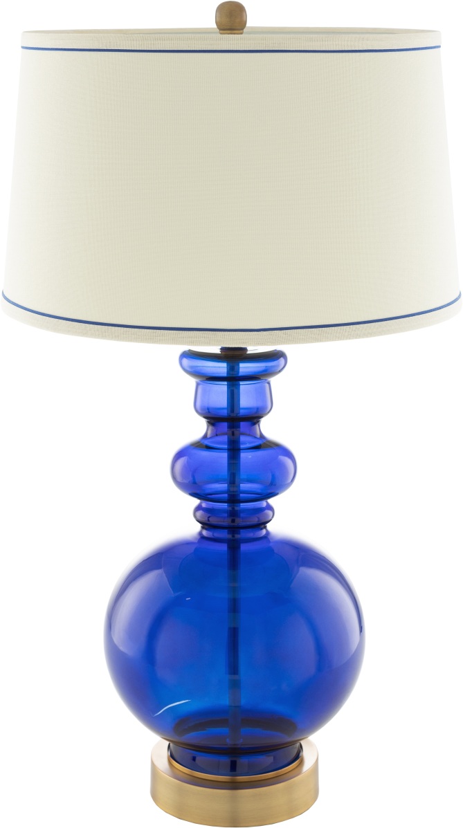 Surya Ivette Blue/White Lamp