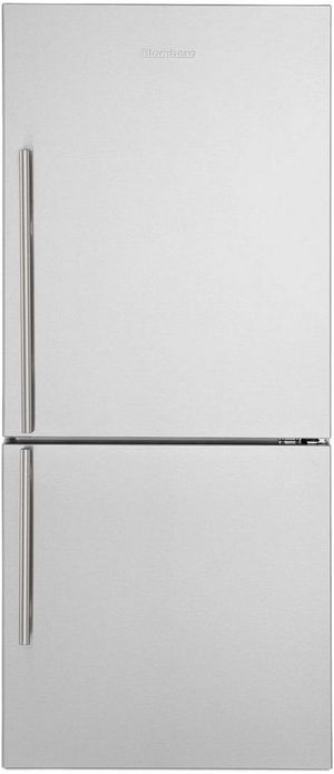 Blomberg® 30 in. 16.2 Cu. Ft. Stainless Steel Bottom Freezer Refrigerator