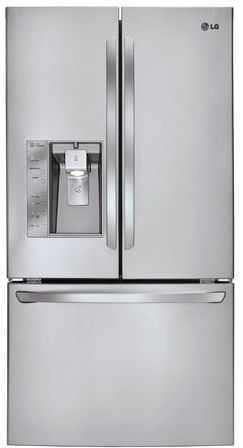 LG 29 Cu. Ft. French Door Refrigerator-Stainless Steel 0