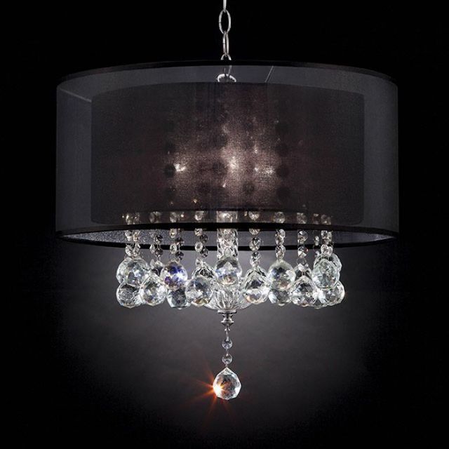 Furniture of America® Minn Chrome Ceiling Lamp