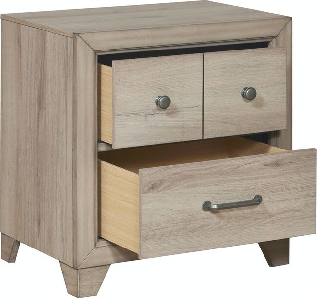 Samuel Lawrence Furniture River Creek Light Birch Youth Nightstand with USB Port-2