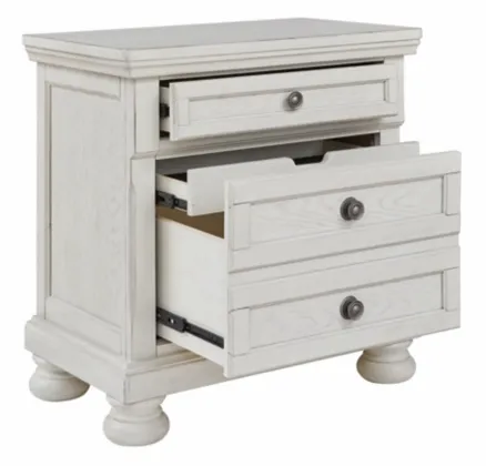 Signature Design by Ashley® Robbinsdale Antique White 2-Drawers ...