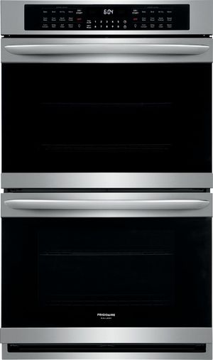 Frigidaire Gallery® 30" Stainless Steel Double Electric Wall Oven with Air Fry