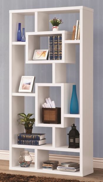 Coaster® Howie White Bookcase-3
