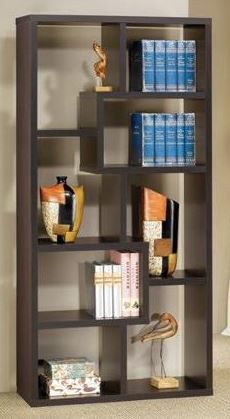 Coaster® Black Oak 10-Shelf Bookcase 3