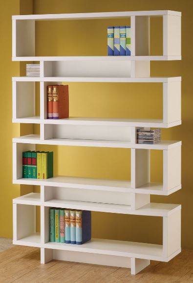 Coaster® White Bookcase