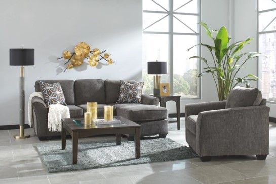 Benchcraft® Brise 2-Piece Slate Living Room Seating Set-3