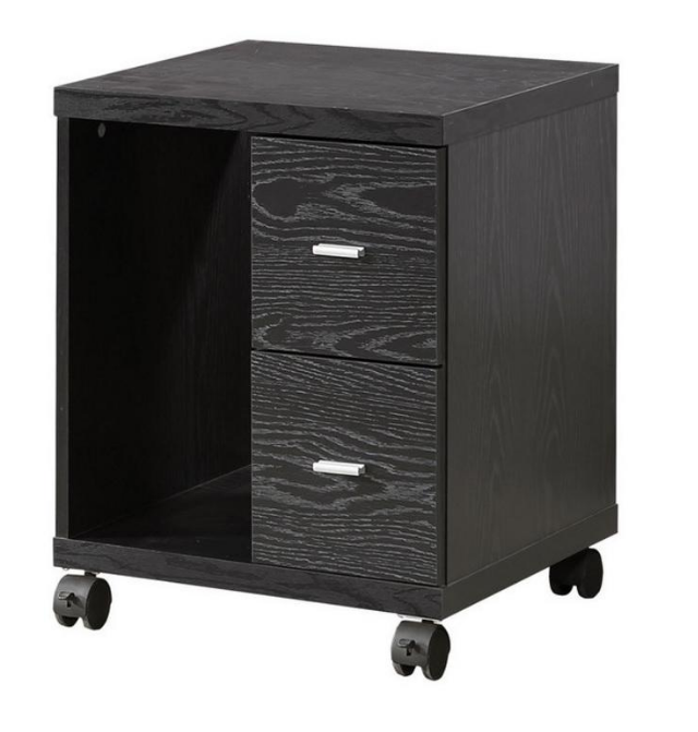 Coaster® Russell Black Oak 2-Drawer Computer Stand-2