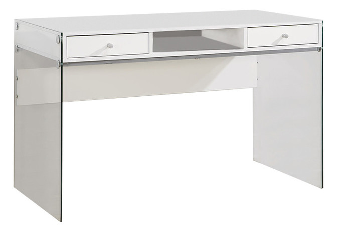 Coaster® Dobrev Glossy White Computer Desk