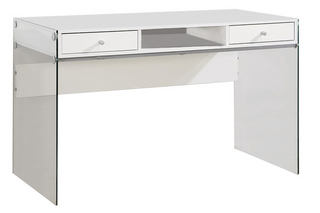 Coaster® Dobrev Glossy White Computer Desk